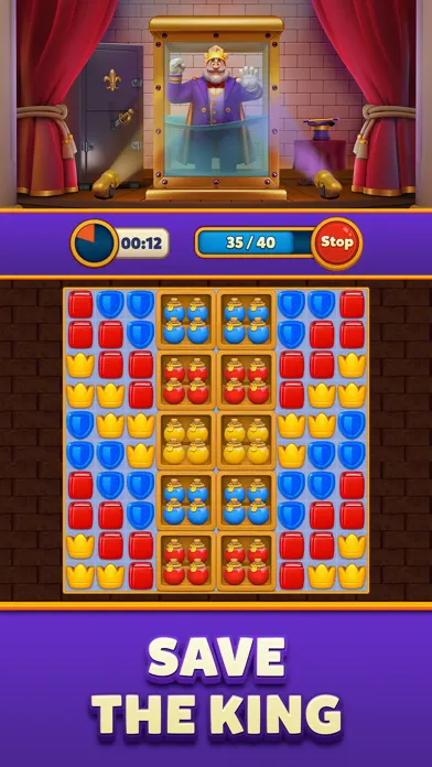 A puzzle game running on a phone
